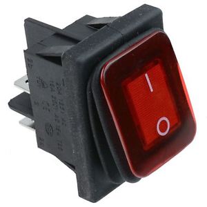 Interrupteur à Bascule étanche IP68 – 16 A, 12-24 V, LED, Ignifugé, Pour Bateau, Auto, équipement Industriel