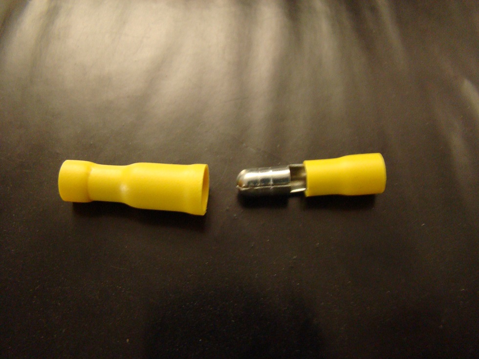 cosses auto cylindriques jaunes pour fils souple 4 mm2 Code CO 017